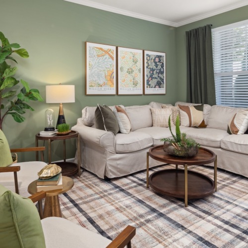 Beautiful living areas to match your lifestyle Open space living area with natural lighting