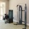 A room with fitness equipment